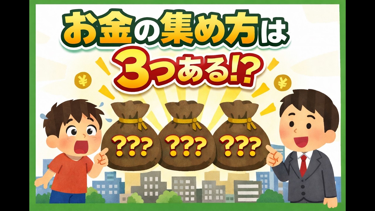 【第4回】会社のお金はどこから来る？実は3つの集め方があります⁉︎