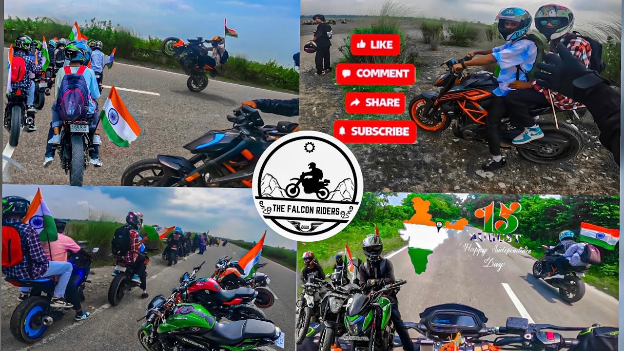Independence Day ride to Arunachal THE FALCON RIDERS//#dominar400 full trotle