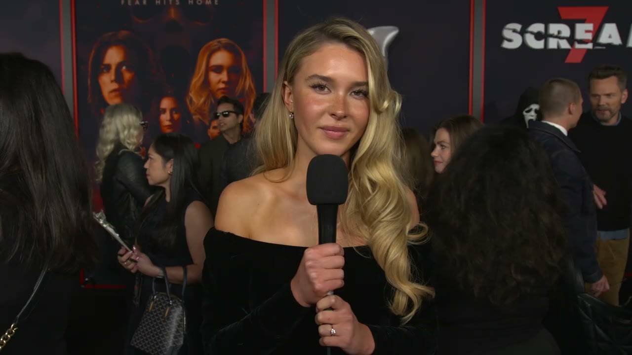 Scream 7 Los Angeles World Premiere - itw Isabel May (Official Video)