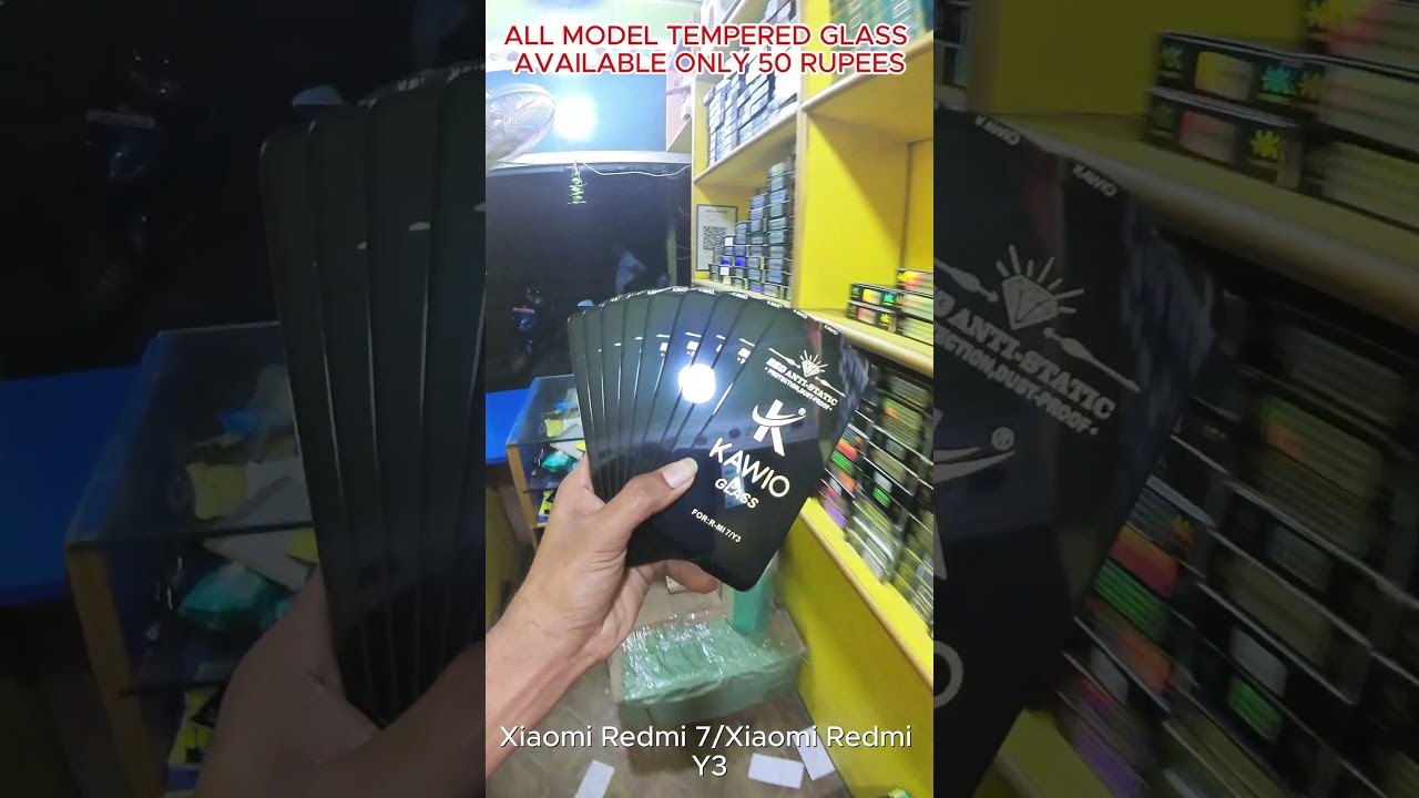 Xiaomi Redmi 7/Xiaomi Redmi Y3 Tempered Glass #xiaomi #redmi #temperedglass #ytshorts #shorts