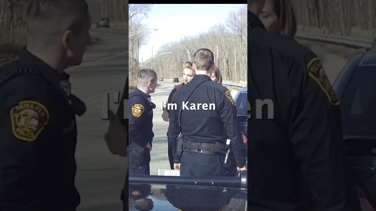 Karen messed with the wrong cops  #shorts
