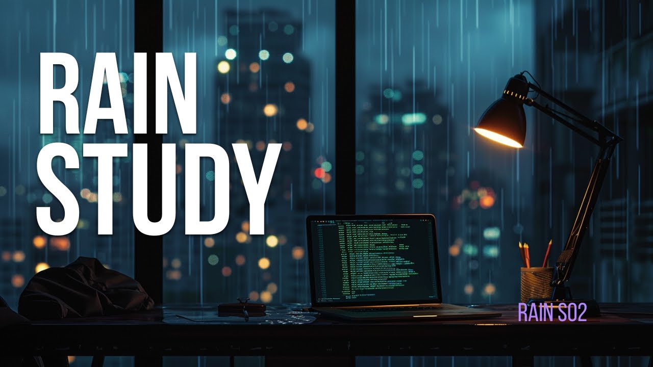 Rainy Study Focus Music (No Vocals) – Terminal Style | 60 Min Deep Focus (Session 2)