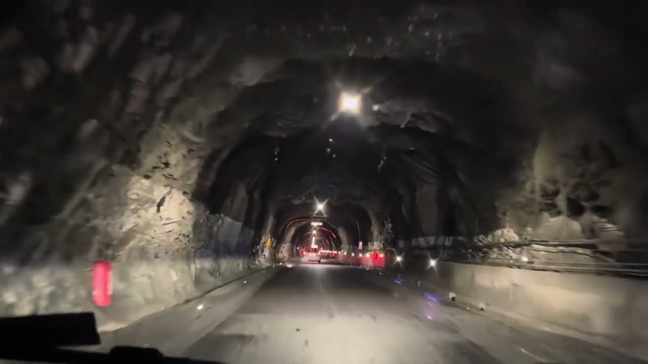 New Zealand Driving from Te Anau to Milford Sound