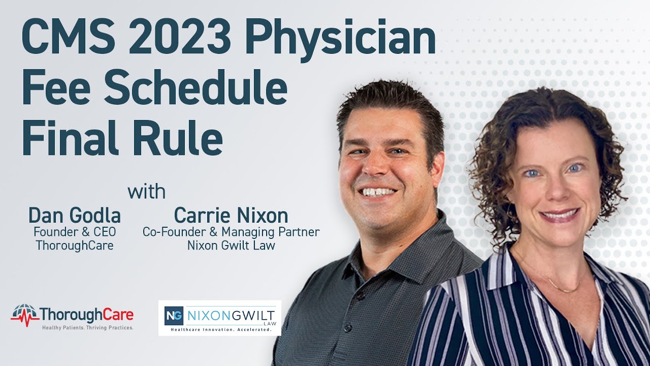 CMS 2023 Final Rule: Interpreting the Medicare Physician Fee Schedule