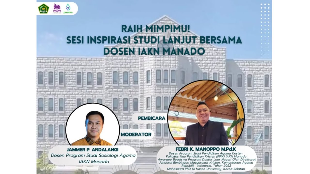 Raih Mimpimu : Febri Kurnia Manoppo, M.Pd.K - Dosen IAKN Manado