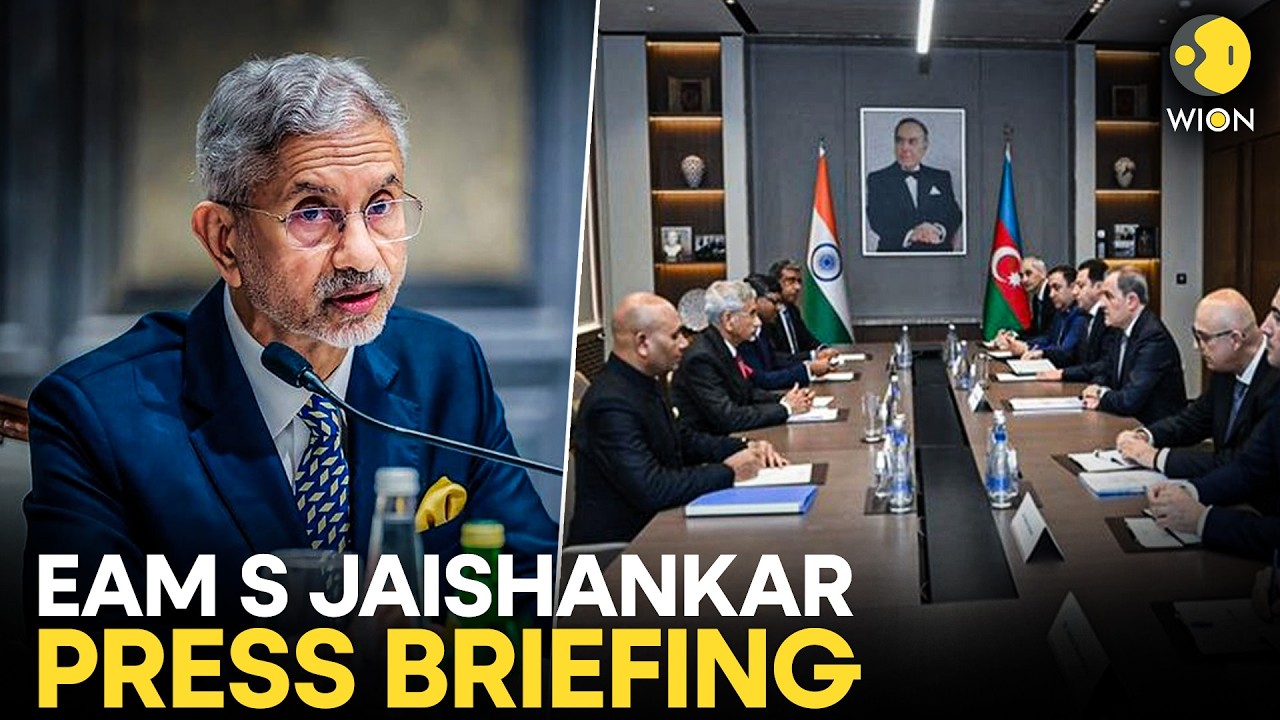 EAM Jaishankar LIVE: S Jaishankar's Statement To Press After Meeting With Azerbaijan FM Bayramov