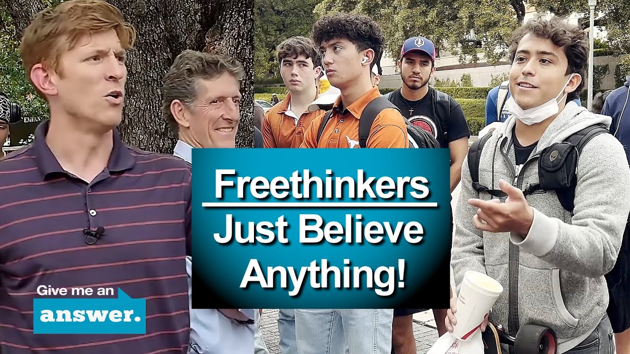 Stuart & Cliffe Knechtle | Just Be A Freethinker, Good Luck | Give Me An Answer