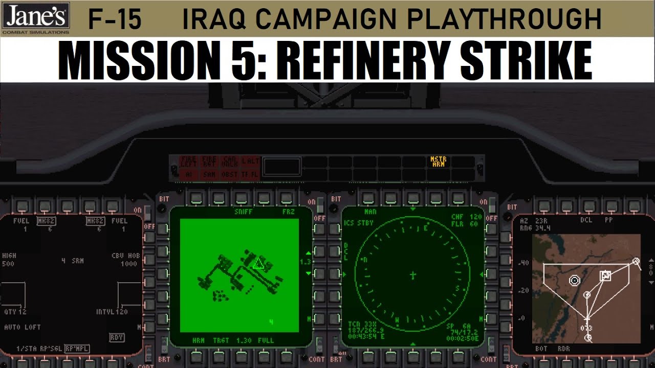 Jane's F-15 • Iraq Campaign Mission 5: Refinery Strike