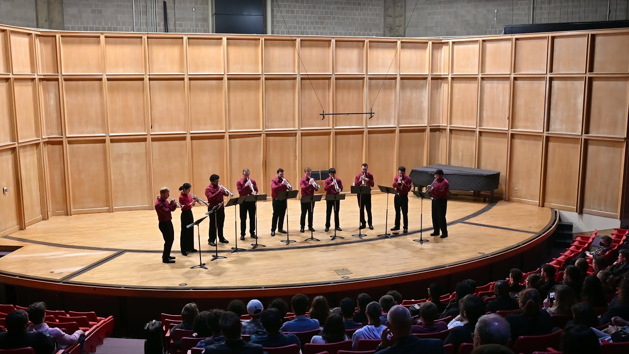 UMass Trumpet Ensemble - Beethoven Egmont Overture - 2022 National Trumpet Competition
