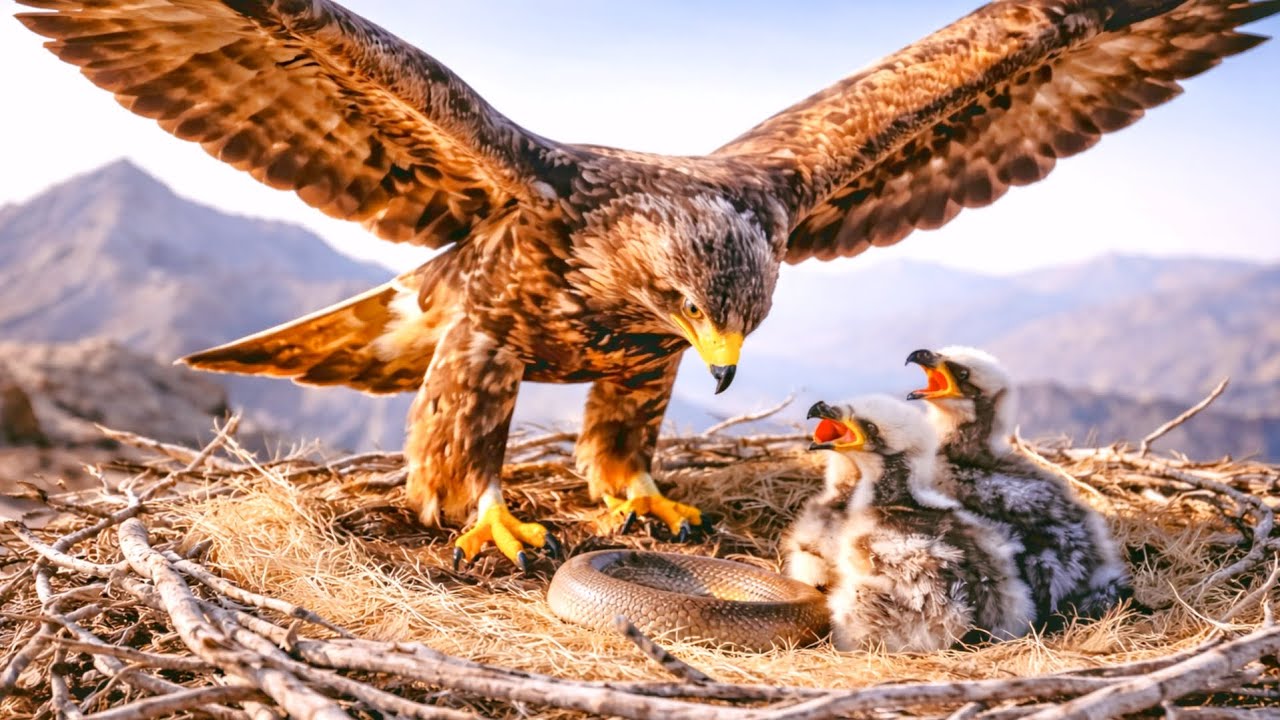Life Millions of Years Ago: Snake Attack Monitor Lizard| Eagle Rescues Baby Lizard  Untold2Story