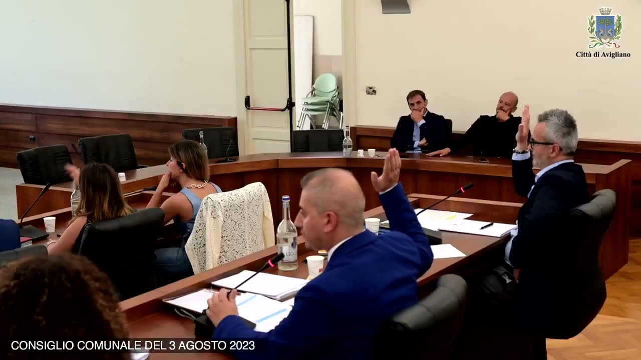Consiglio comunale del 3 agosto 2023