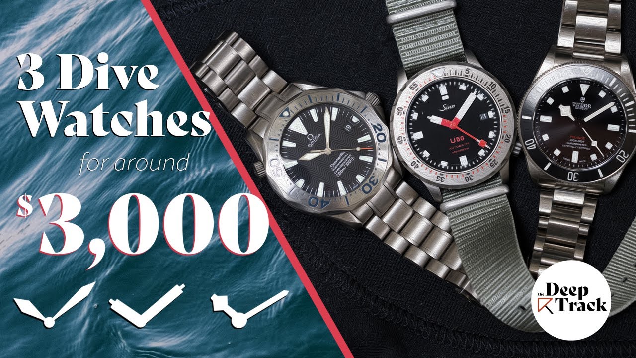 Three Dive Watches for around $3,000 (feat. Omega, Sinn, Tudor)