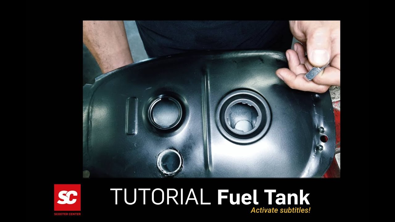 Tutorial SC - Vespa Benzinhahn und Tank einbauen Vespa PX, LML, etc.