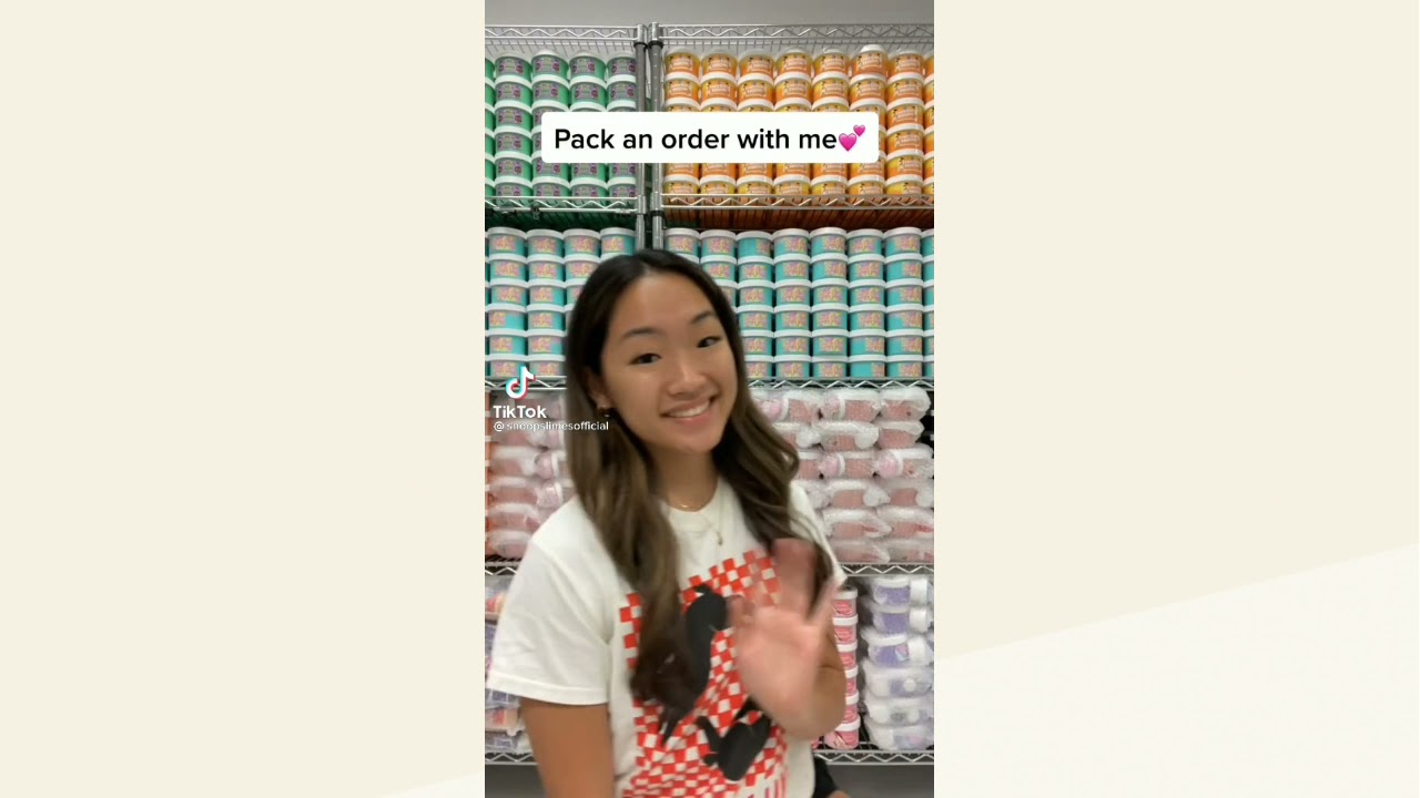 Packing Slime Orders TikTok Compilation part.4
