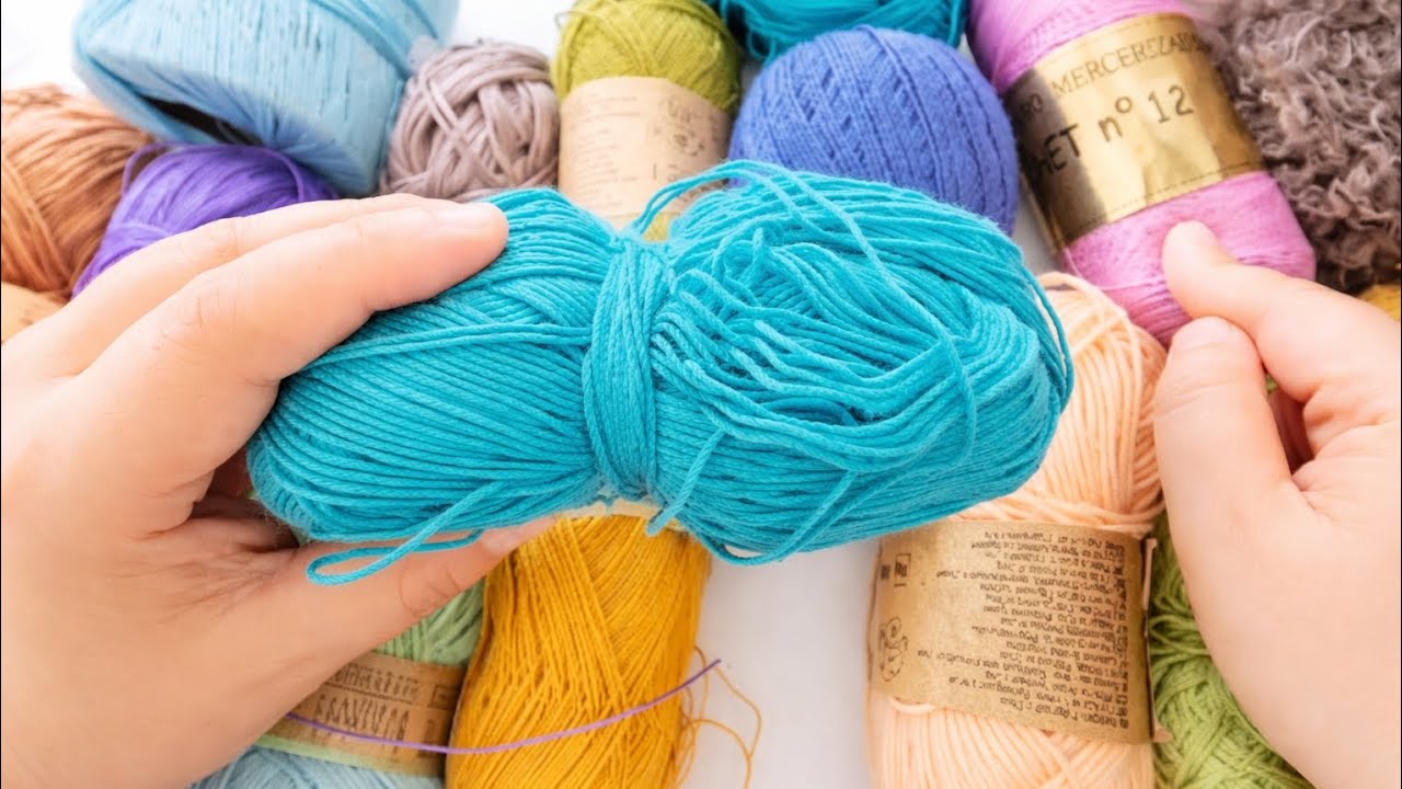 كروشيه قبل الإفطار 🌙أفضل أنواع الخيوط لمشاريع الكروشي الرمضانية #رمضان_يجمعنا مع  crochet samsoma
