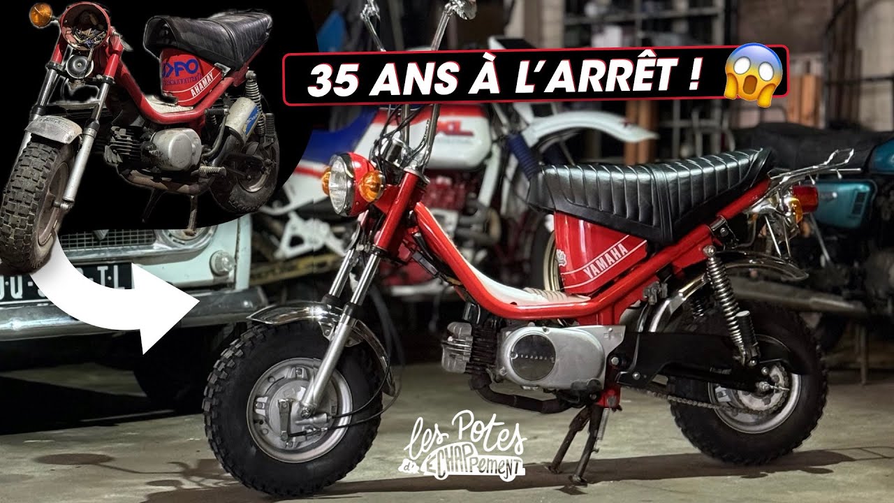 ON RESTAURE UN YAMAHA CHAPPY : à l'arrêt depuis 35 ans !  🤩 - LA MECANIQUE