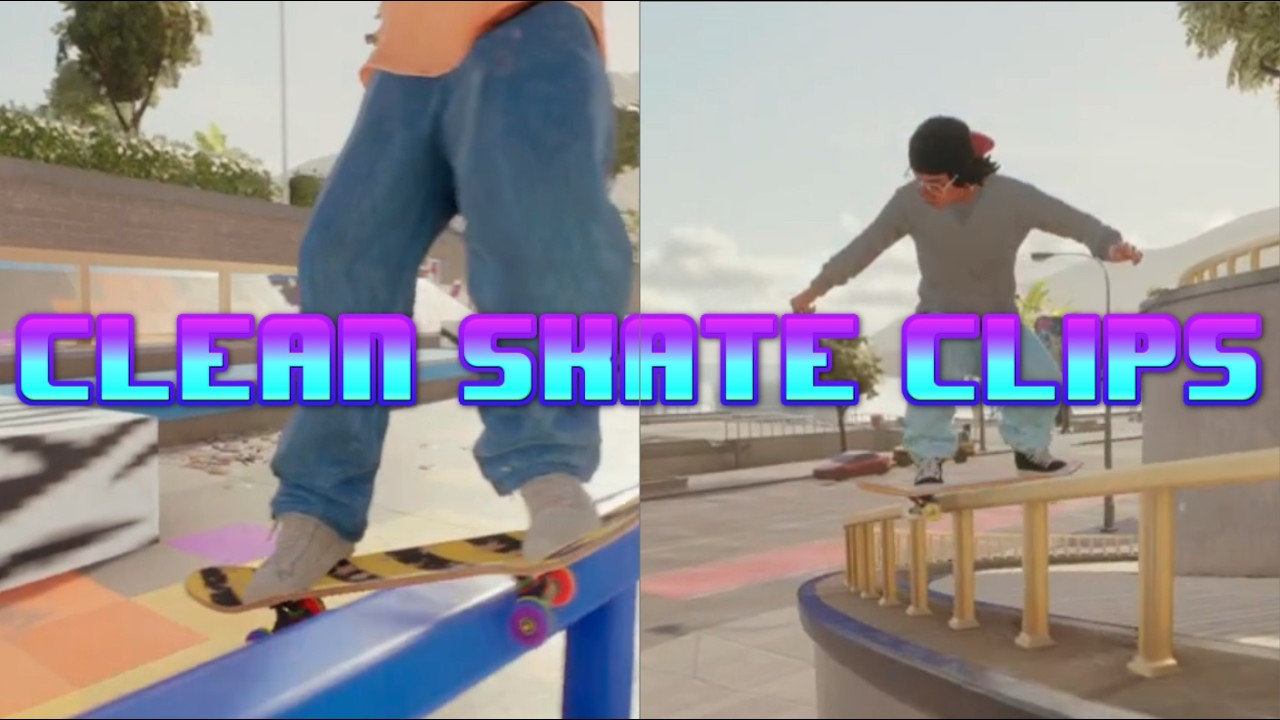 Chill and clean SKATE clips (ft.nitekade)