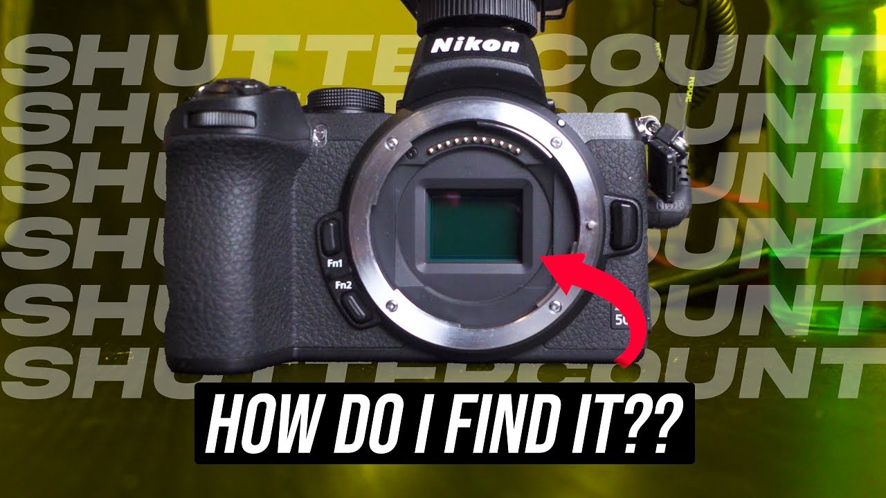 How to check your Nikon CAMERA shutter count (Actuations) EASILY