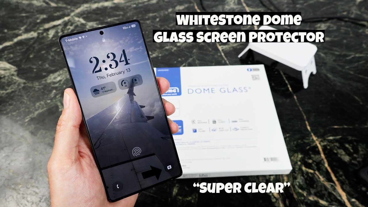 Samsung S25 Ultra WhiteStone Dome Glass Screen Protector