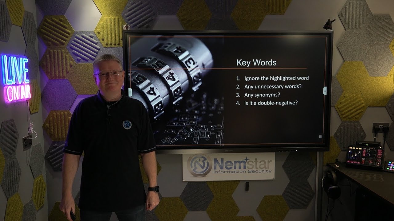 How to pass your CISM exam Part 3 - Key words on your exam