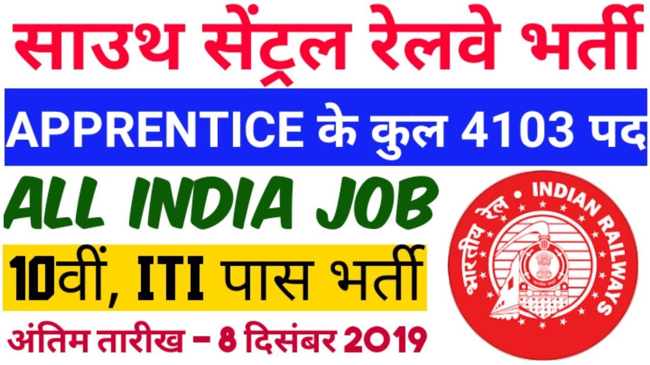 Railway RRC Apprentice Online Form 2019 | 10th + ITI Pass | No Exam | Merit | All India Job #rrc