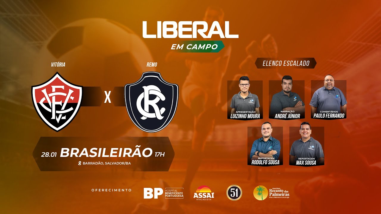 VITÓRIA-BA X REMO - AO VIVO -  BRASILEIRÃO SÉRIE A 2025
