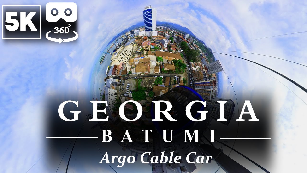 Argo Cable Car, Batumi, Georgia (5K 360° VR)