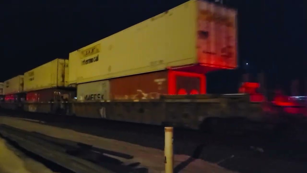 CN 3035 M357 with 4 Distributed Braking Cars on 3-8-23