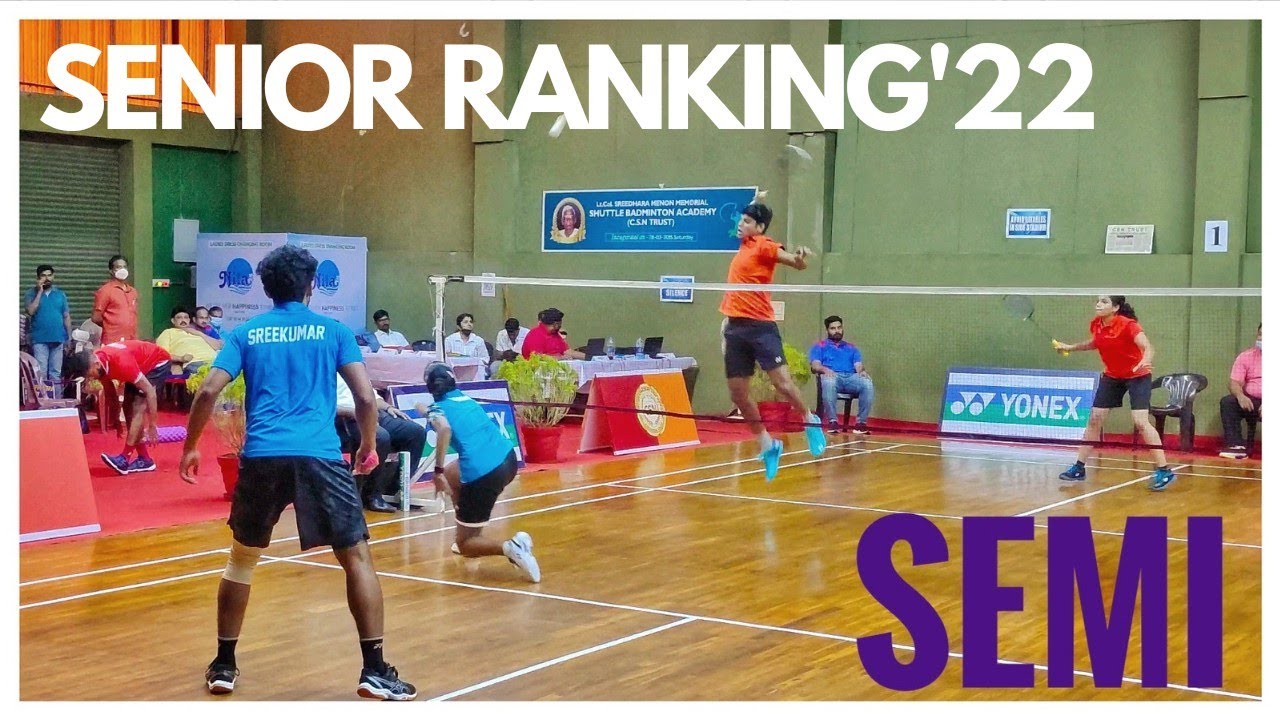 VARSHA/VISHNU VS ROBENS/SANUSREE:KERALA STATE RANKING TOURNAMENT 2022 MIXED DOUBLES