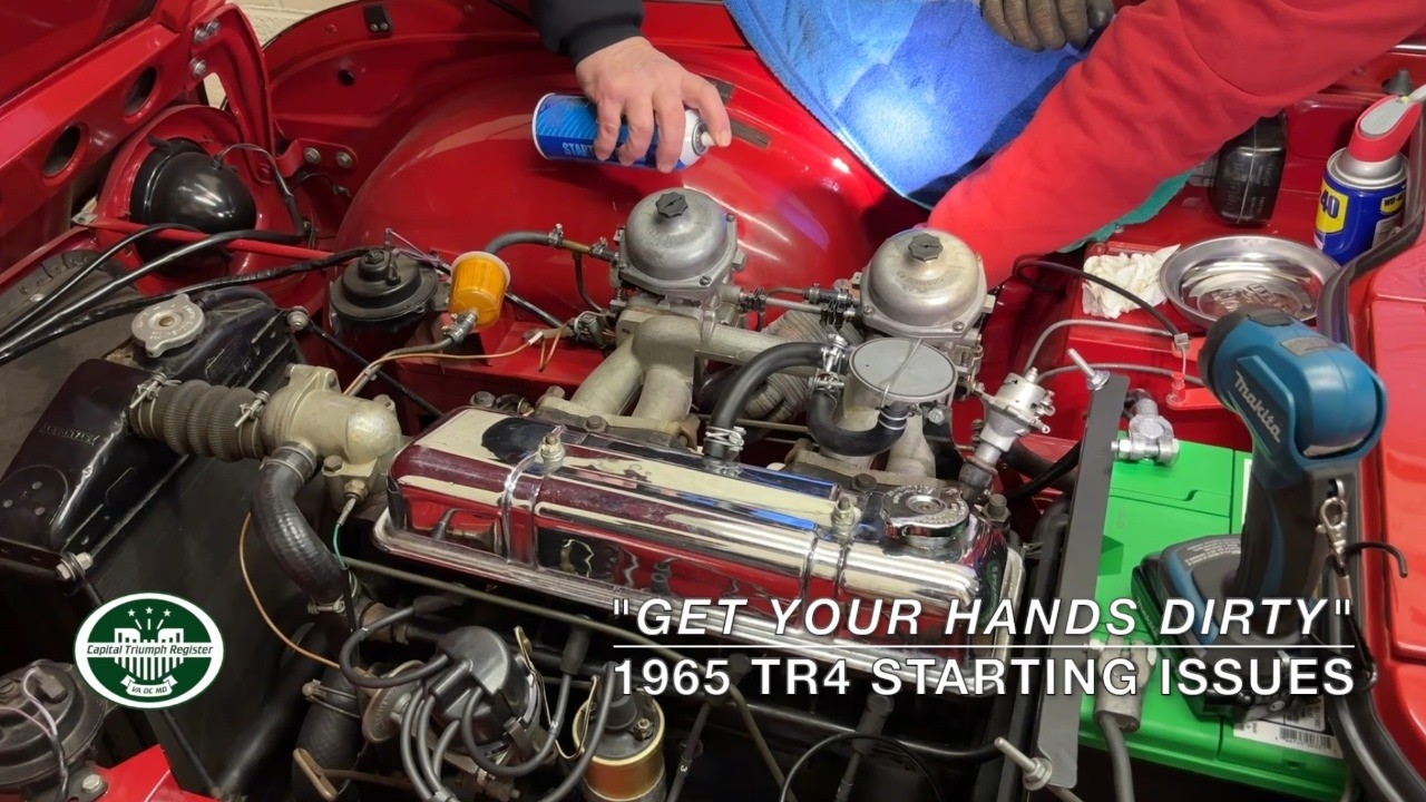 Capital Triumph Register Club: 1965 Triumph TR4 - Starting Issues (Jan.17, 2026)
