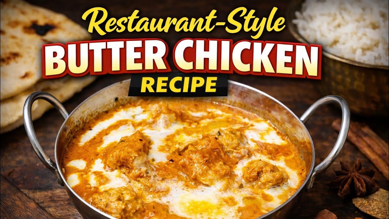 Restaurant Style Butter Chicken Recipe | Easy Butter Chicken in Just 20 Minutes!