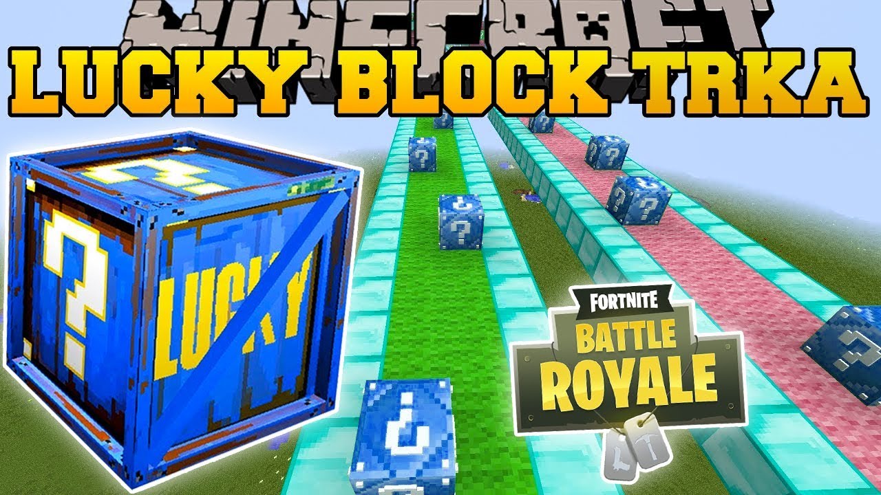 LUDA *FORTNITE* LUCKY BLOCK TRKA U MINECRAFTU SA MLAĐIM BRATOM! - Lucky Block Mod-Modovana Mini Igra