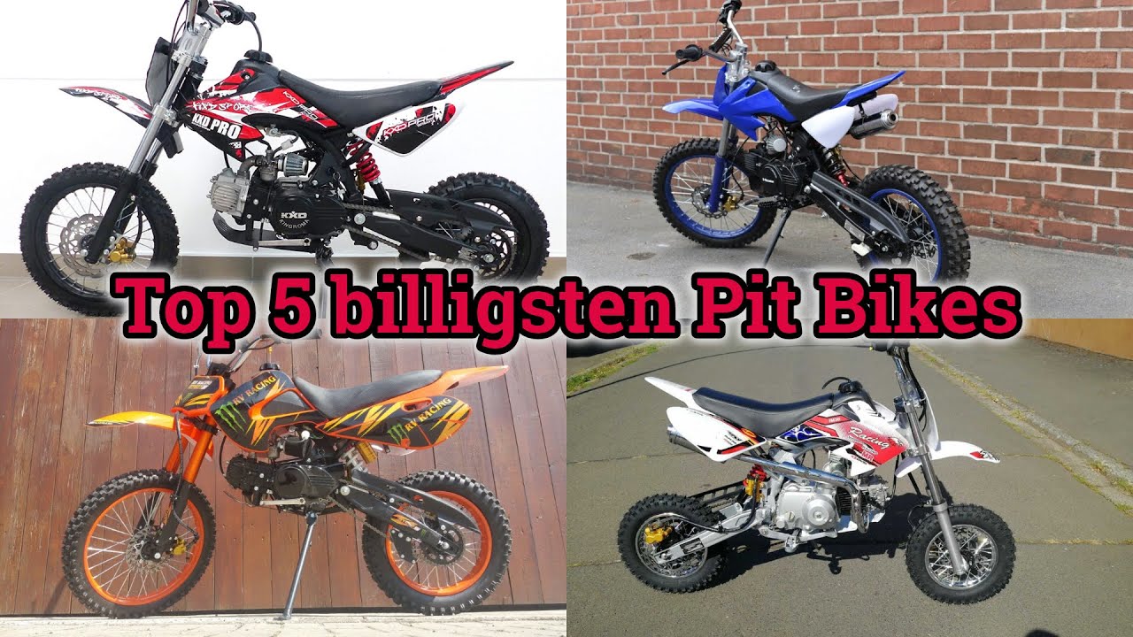 Top 5 billigsten Pit Bikes│Pit Bike Welt