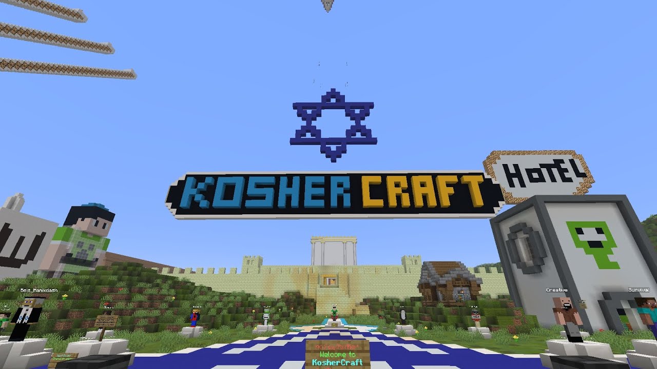 I joined a jewish minecraft server 😭😭😭
