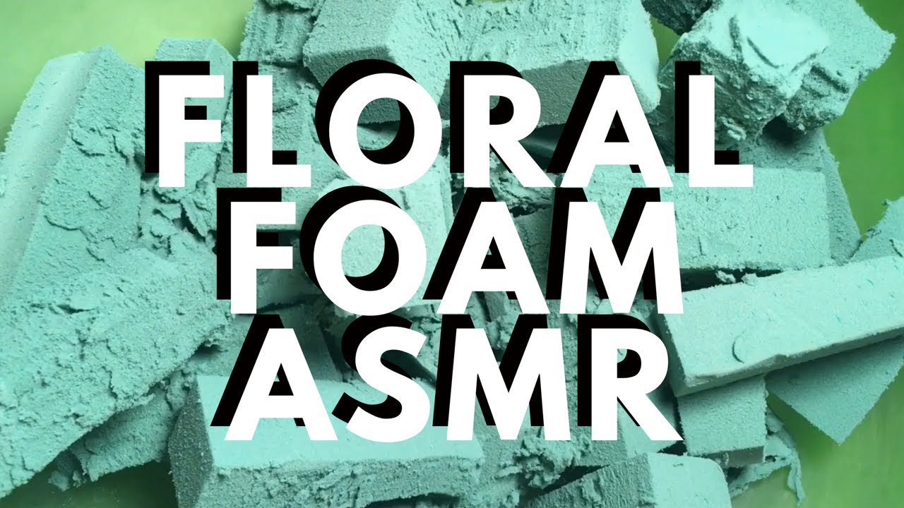 Classic Floral Foam Crushing | Crunchy ASMR