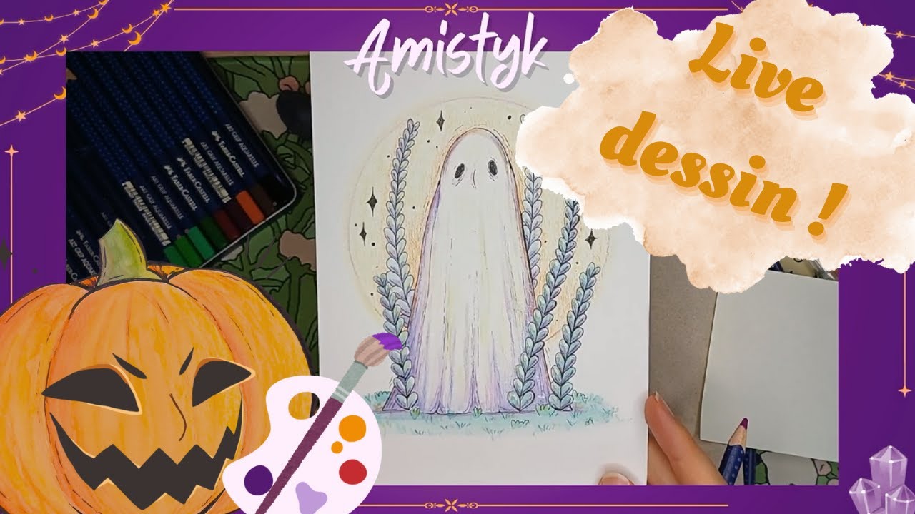 Aquarelle fantôme !👻✨