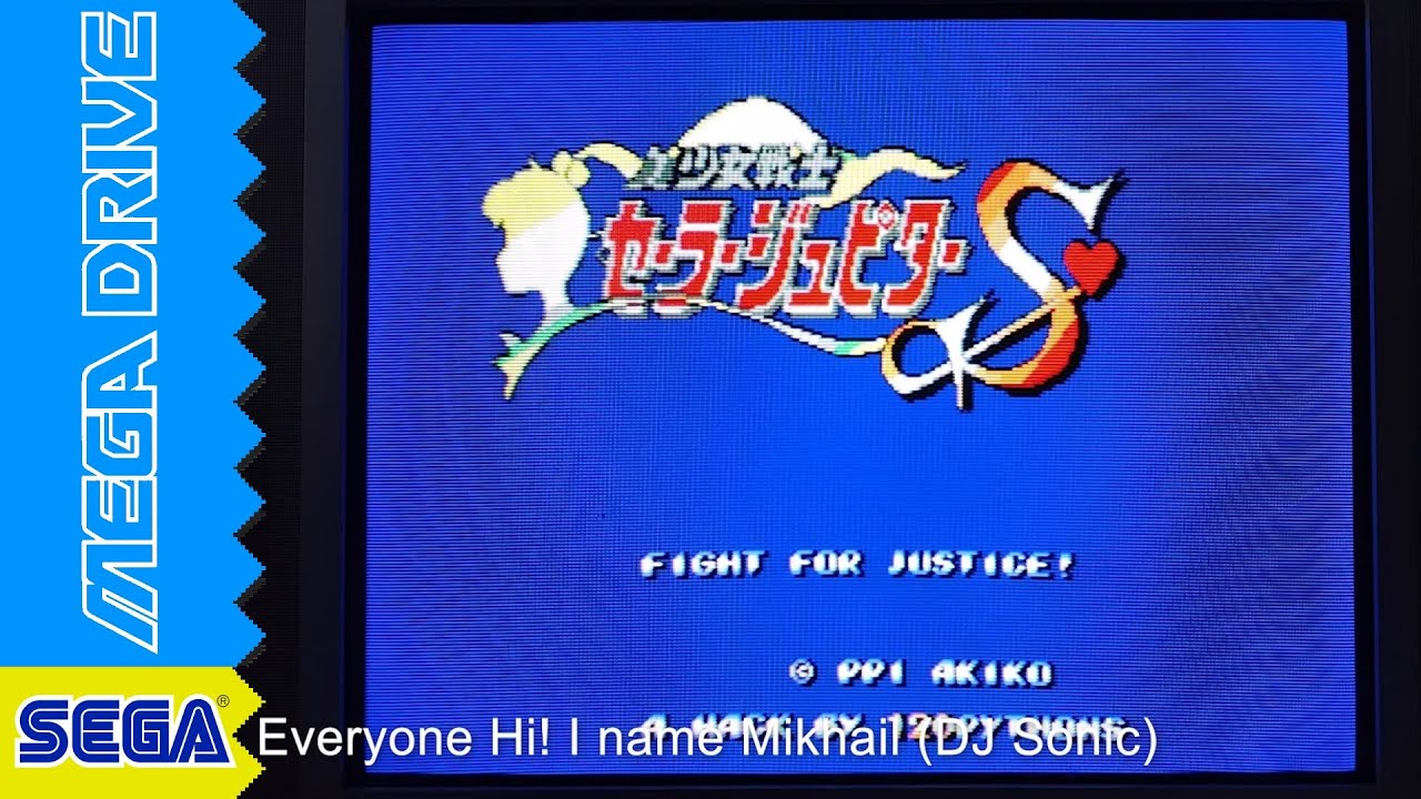 Sailors of Rage: Senshi Wars - SEGA MD JP Original VA6 RGB - Sony Trinitron [RUS]