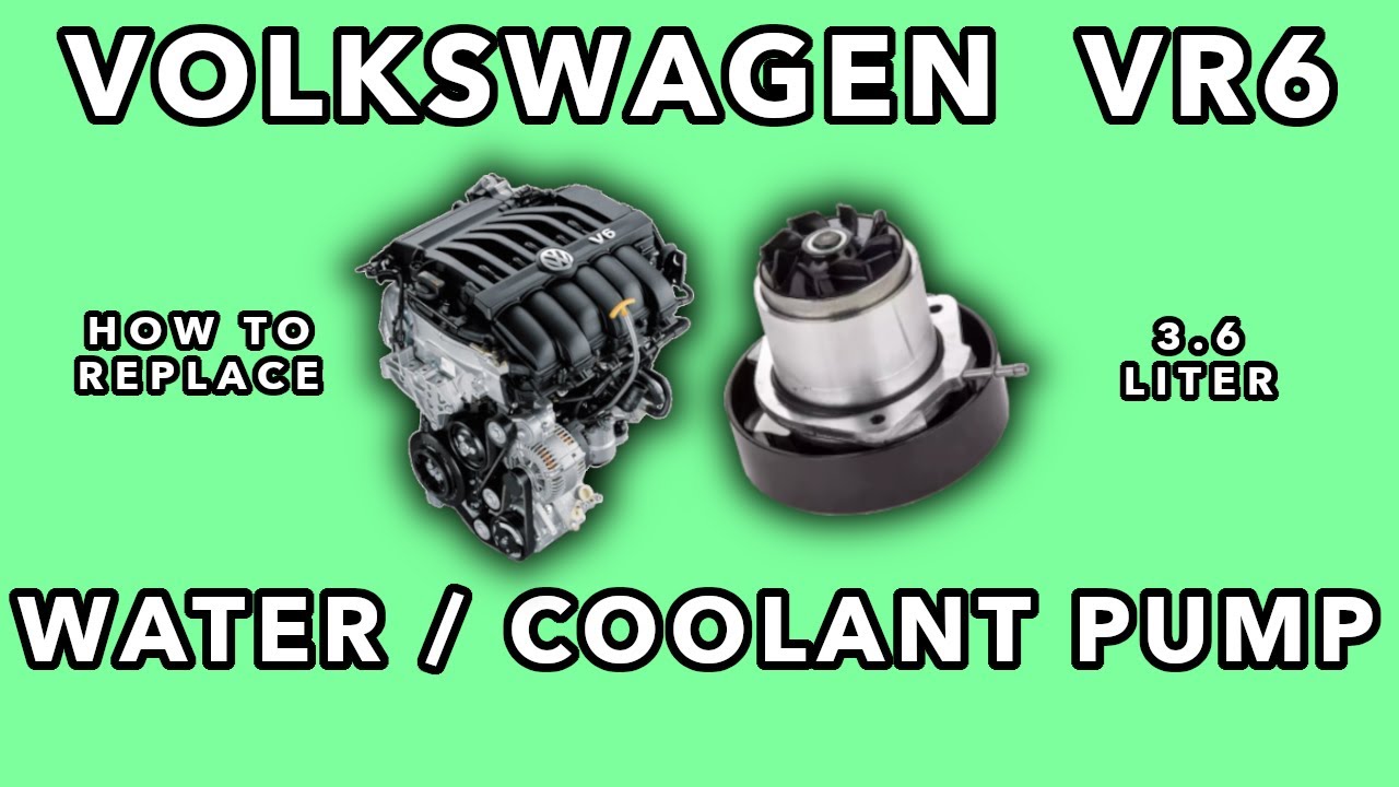 3.6 VR6 Water Coolant Pump Replacement | VW Touareg 2 (2010 2011 2012 2013 2014 2015 2016 2017 2018)