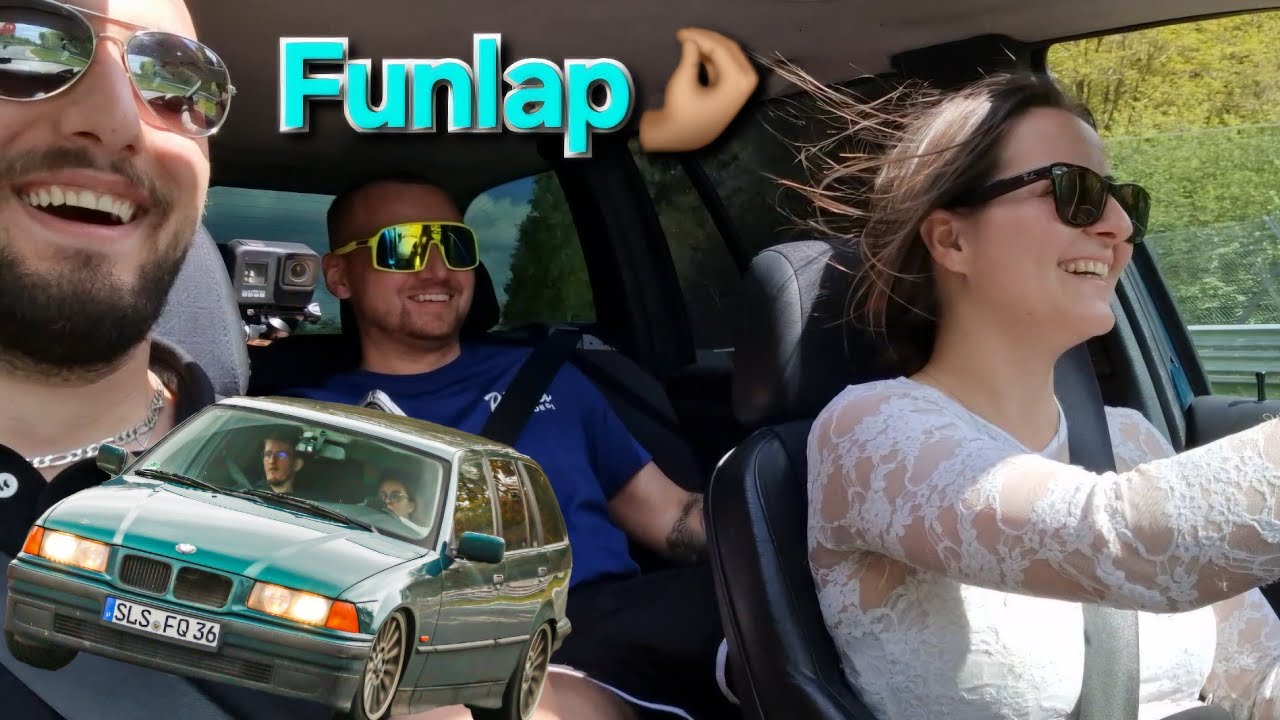 Funlap with friends BMW E36 320i Touring 150PS Nürburgring Nordschleife BTG Touristenfahrten