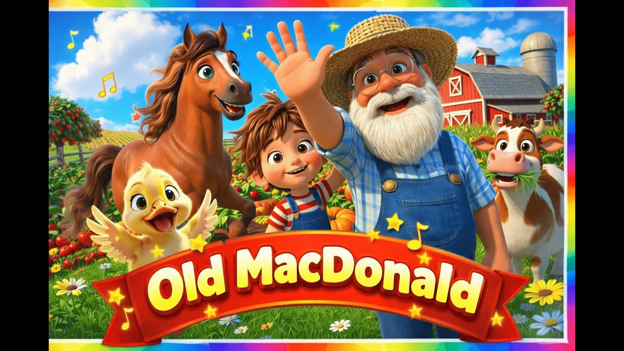 OLD MAC DONALD | Koo Koo Bells | Kids Rhyme