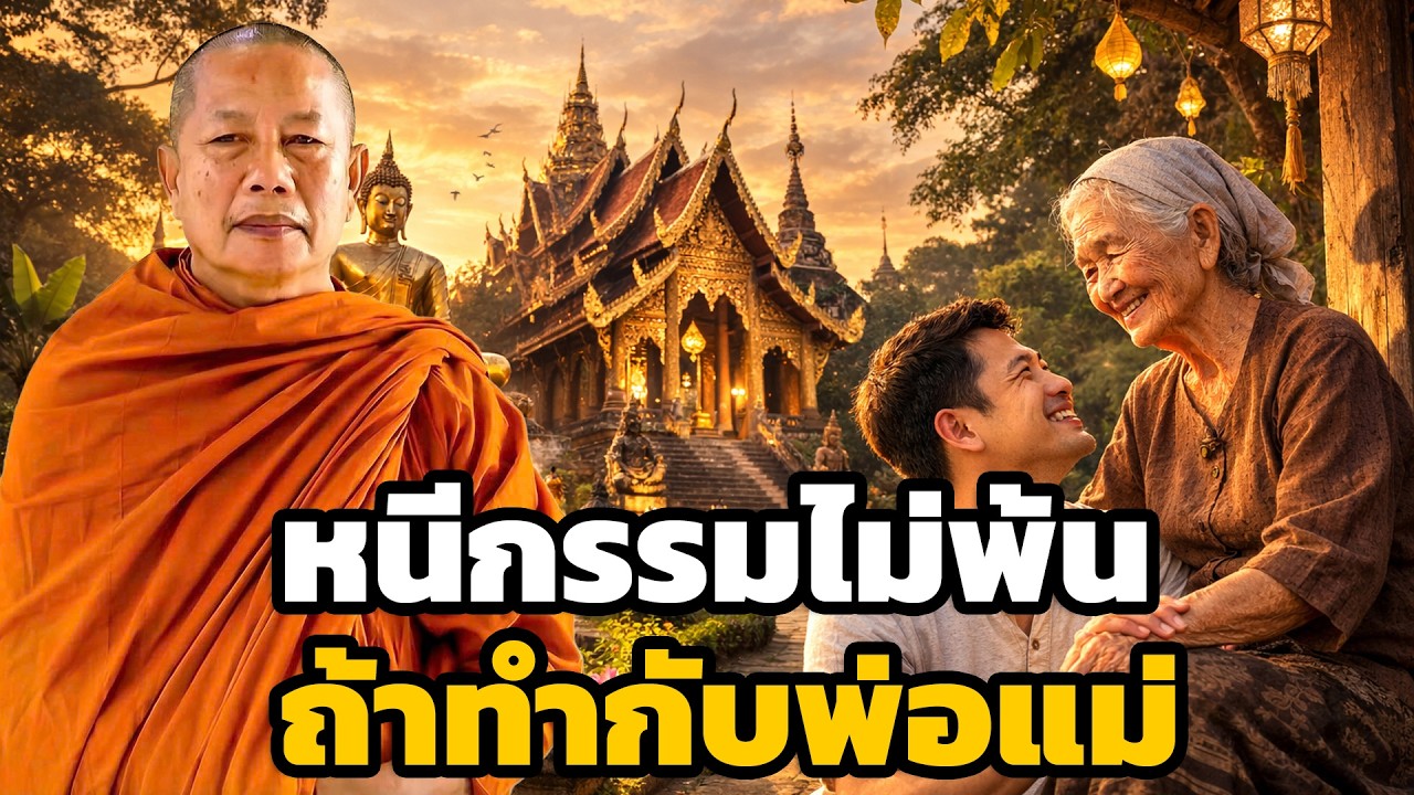 กรรมต่อพ่อแม่  ไม่มีวันหนีพ้น ธรรมะคลายทุกข์ พระมหาบุญช่วย ปัญญาวชิโร 2