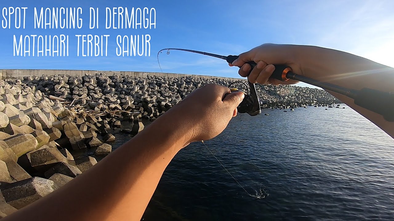 Spot mancing pinggiran potensial di denpasar , dermaga matahari terbit sanur