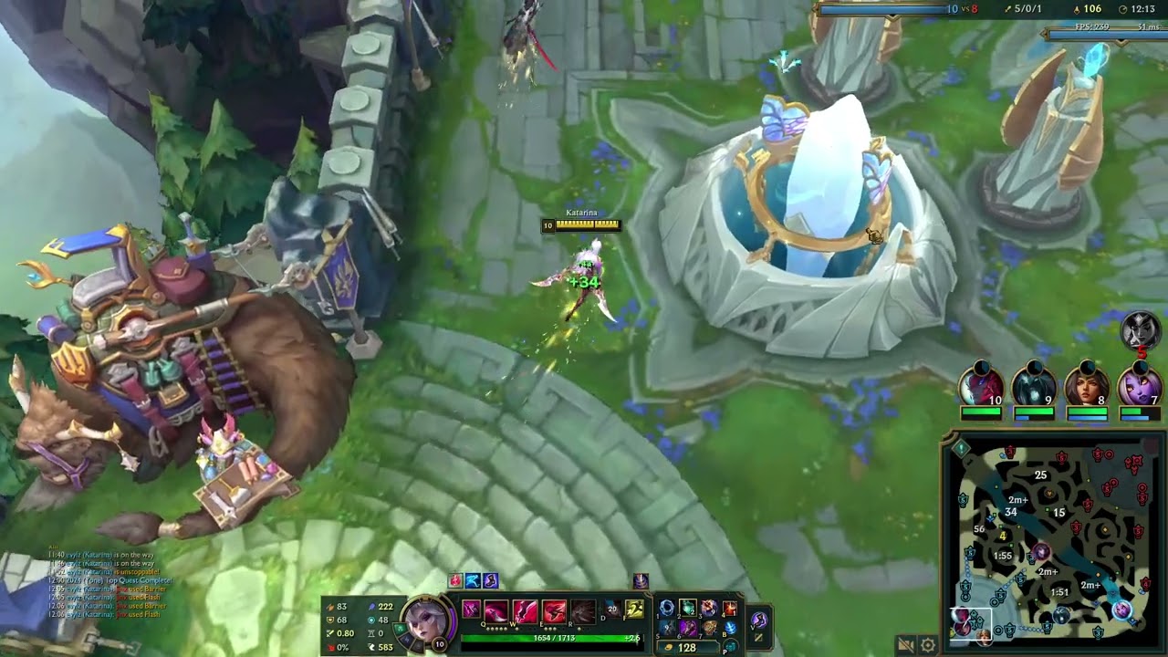 Katarina vs. Ahri - NA Diamond IV 16.3