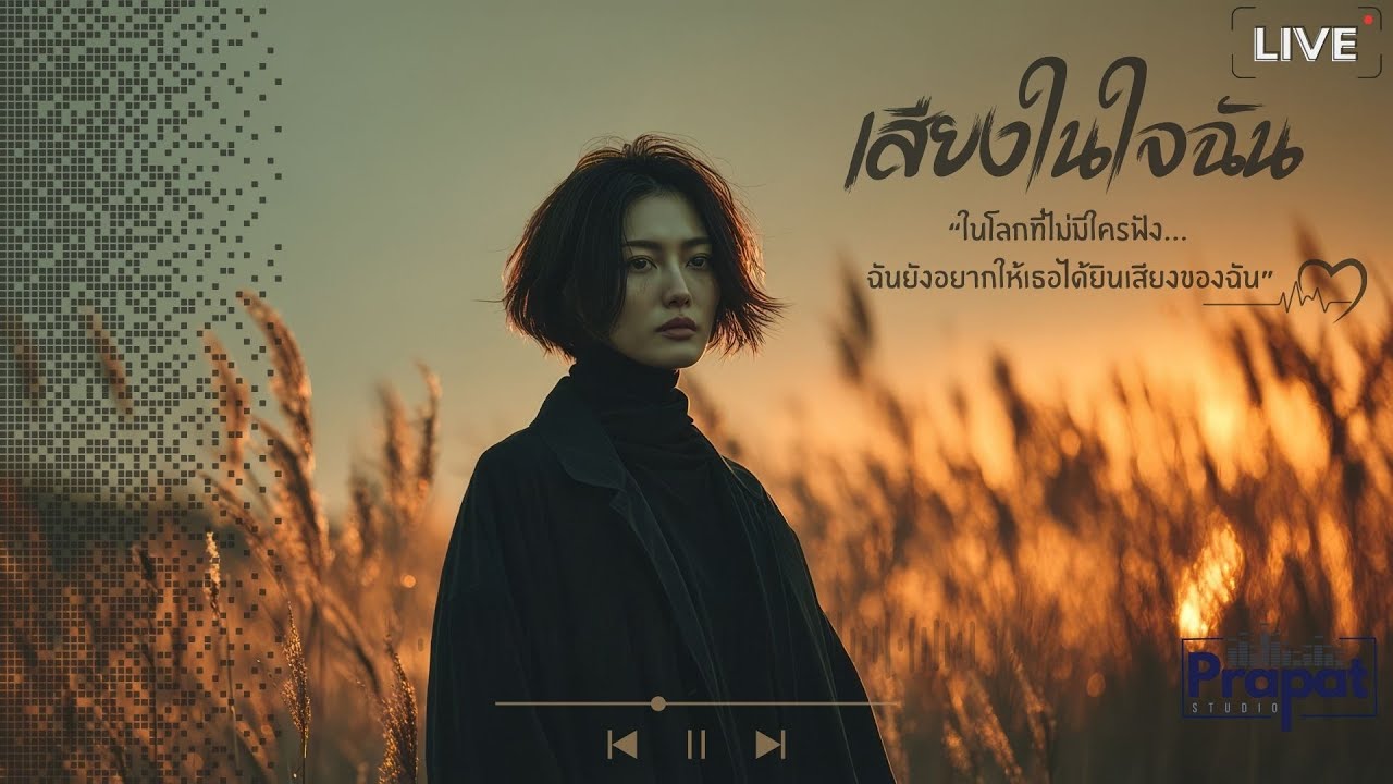 เสียงในใจฉัน – PrapatStudio | Thai Modern Emo Rock | Post-Hardcore | Official Audio