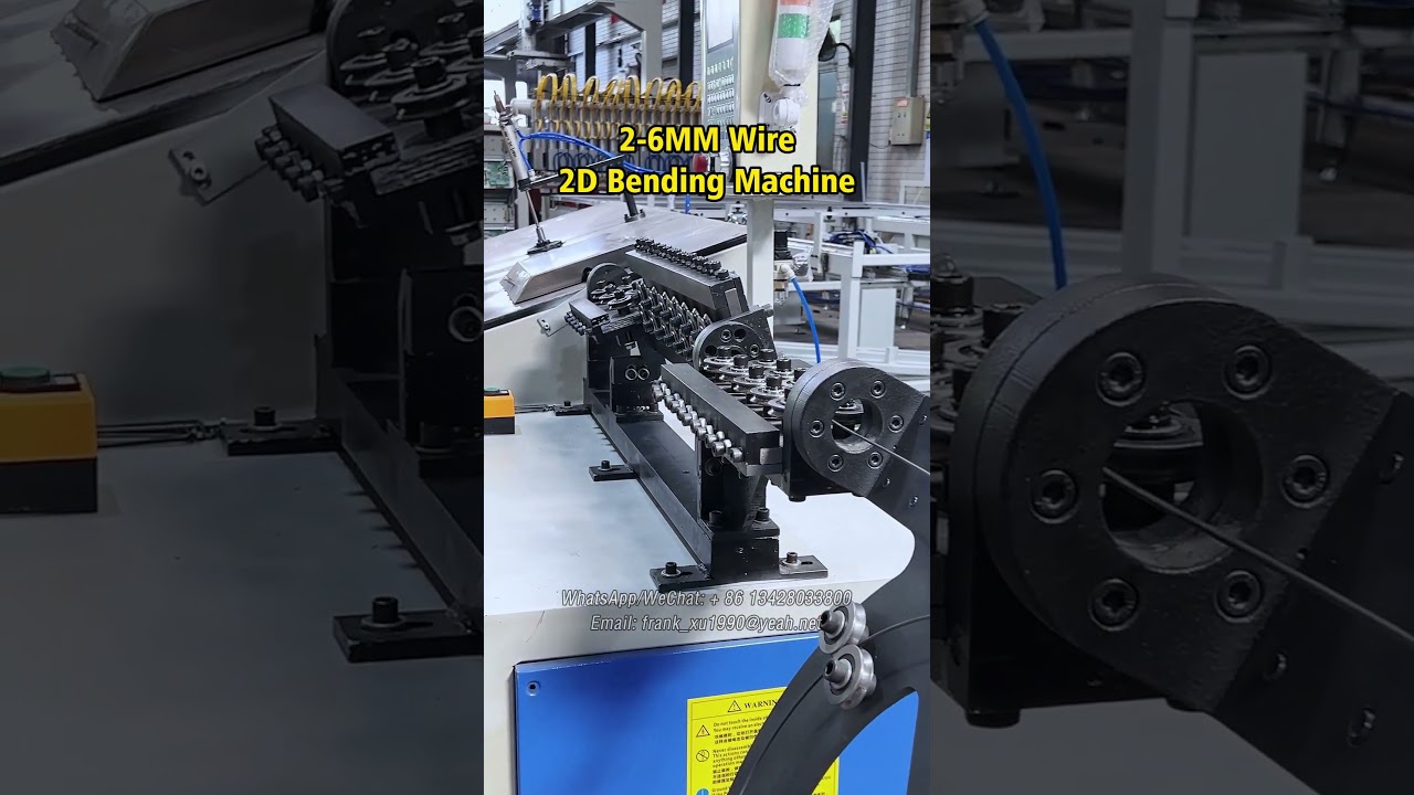 2-6mm 2D Wire Bending Wire Forming Machine 