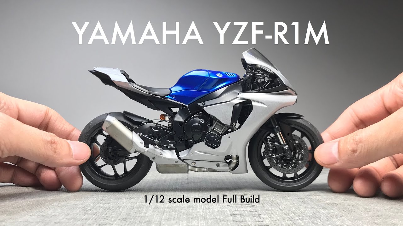 Yamaha YZF-R1M【タミヤ 1/12】プラモデル製作  Scale Model