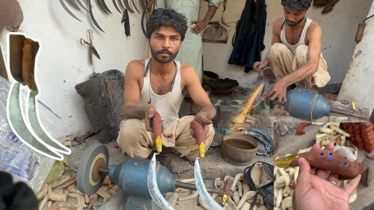 Amazing Process Of A Sickle Mass production With Power Of Hammer | Hilal Cutter | Grass Cutter