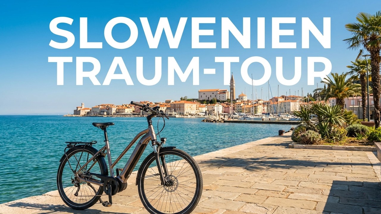 Mit E-Bike Slowenien im Frühling  Izola, Strunjan, Koper, Piran, Portorož Teil2  4K