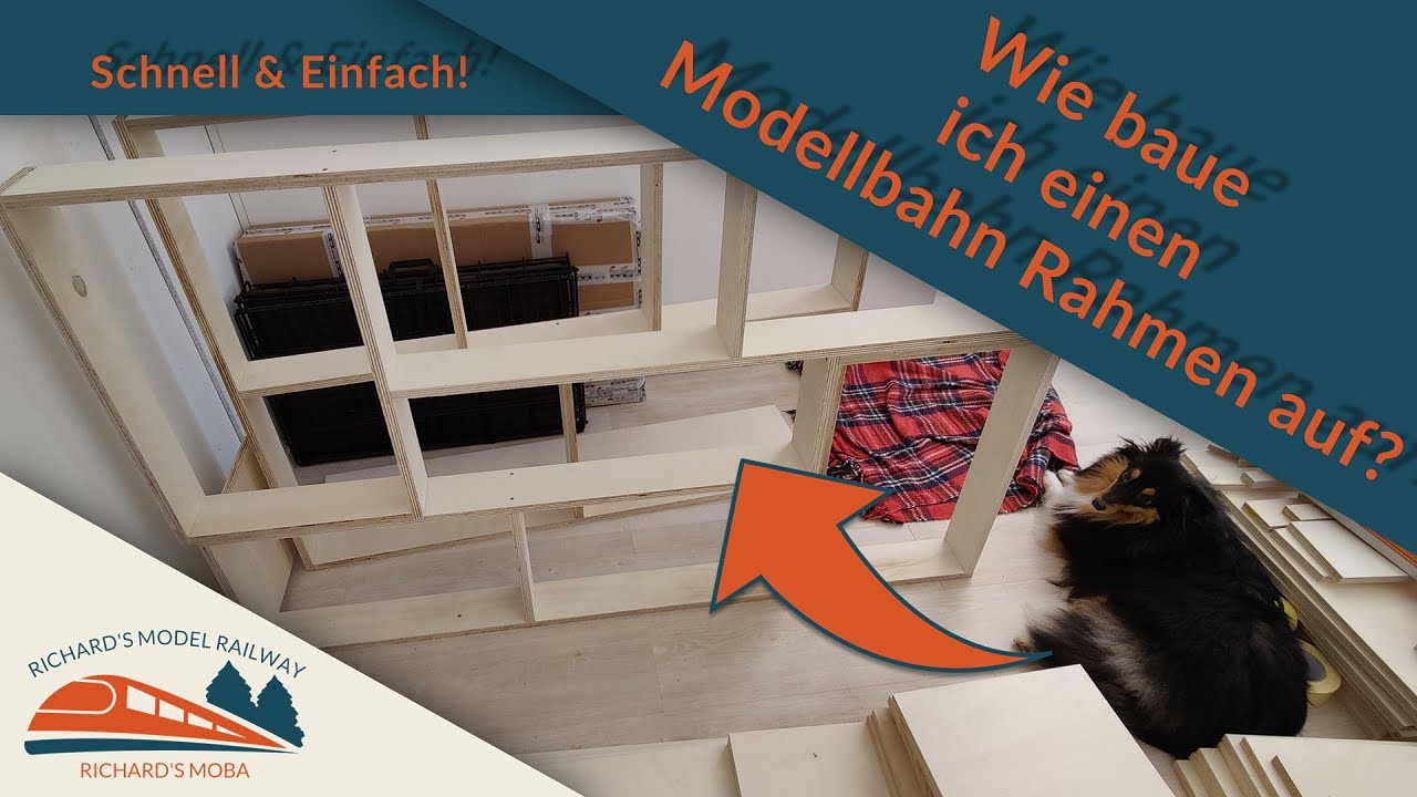 Modellbahn Holzrahmen leicht aufgebaut - Bau einer #Modelleisenbahn #H0
