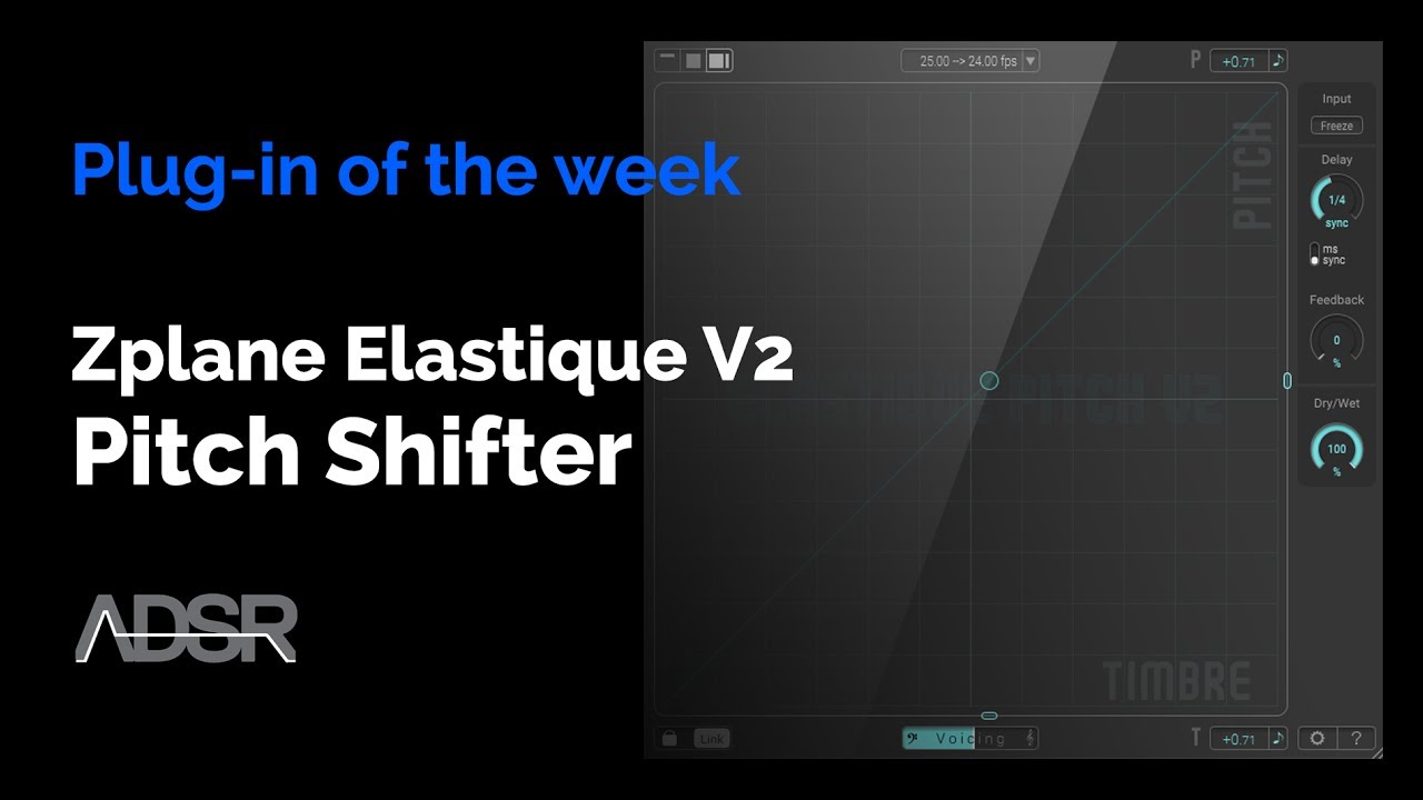 Плагин недели — Zplane Elastique V2 Pitch Shifter